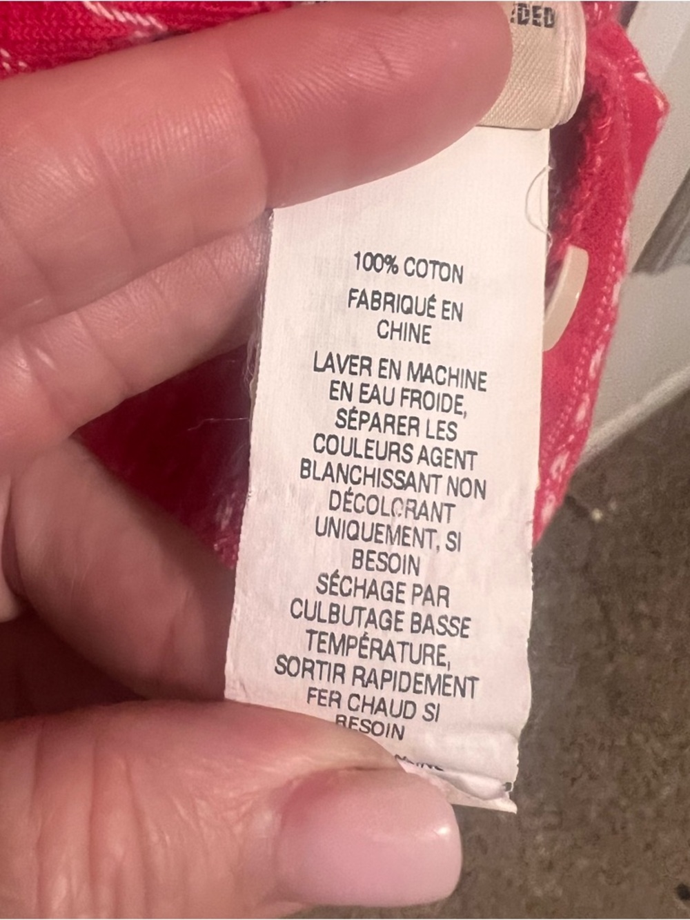 LL Bean Dobby Nightgown Flannel Red Pintuck Prairie Cottagecore - Picture 6 of 9